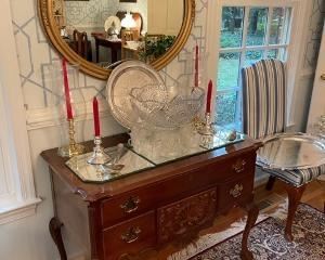 Small server, glass punch set