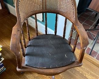 Super cool old office chair.