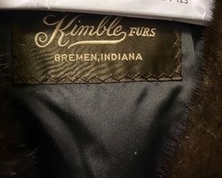 Supremely luxurious black mink by Kimble.