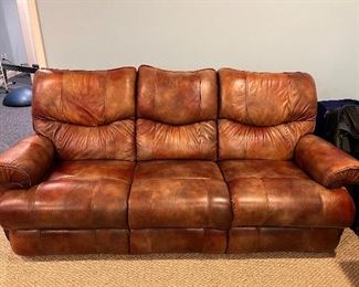 Leather couch 