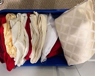 Assorted Table cloths 