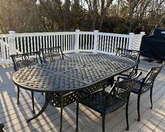Cast  iron  Patio set 
