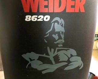 Weider exercise equipment, with punching bag attachment