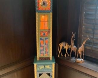 Grandfather Clock - measures 83” tall