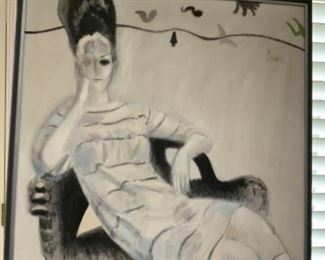 Original Jack McLarty painting 40” x 44”