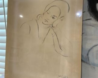 Original Jack McLarty sketch 20” x 26”