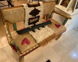 Sticks Furniture Bench - measures 55” wide