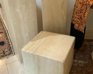 Marble plinth/pedestals