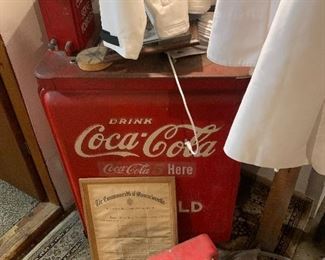 Coin Op Coke Cooler