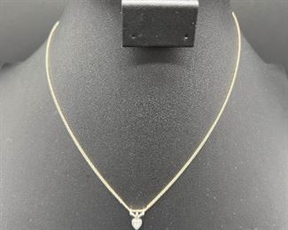 LL016 14Kt Gold Diamond Necklace