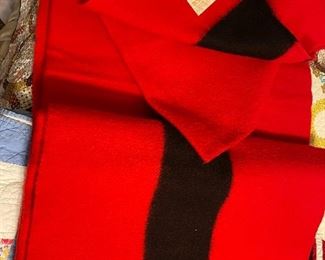 Vintage Hudson Bay wool Point blanket.  MINT condition