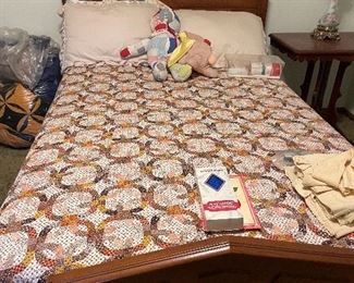 3/4 antique Eastlake bed