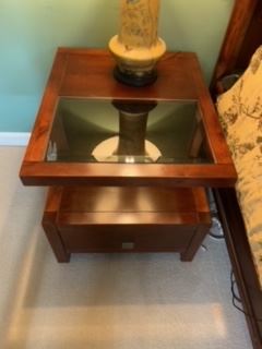 Mid Century End Table Pair