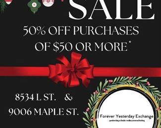 50 off purchase of $50 or more