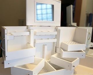 White Fold-Out Jewelry Box *This item is available to purchase on our online marketplace sale*