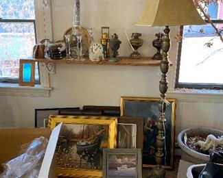 art vases floor lamps