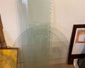1/2” thick finished glass for coffee tables etc