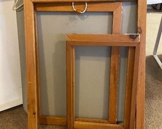 Wooden frames