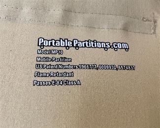 Mobil room partition