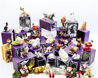 Variety of Rucinni Bejeweled Trinket Boxes (Total of 40)