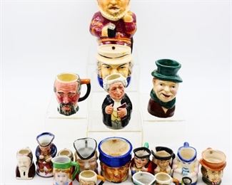 Unique Collection of Ceramic Mugs/Containers (Total of 19)