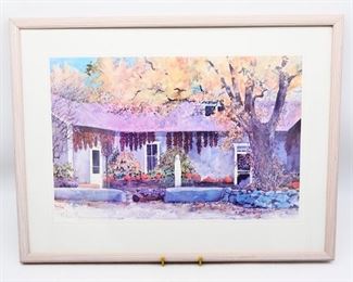 Mary Vander Molen "Windows of the World Series" Signed Watercolor Art Print