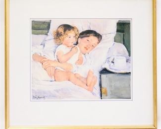 Mary Cassatt "Breakfast in Bed" 1897 Art Print