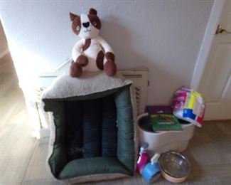 Large Dog Bed - Stuffed Animals - Dog Bowls - Dog Pads