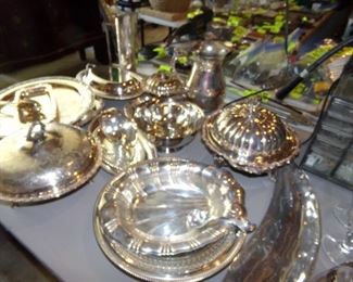 Silver Plated Service Items