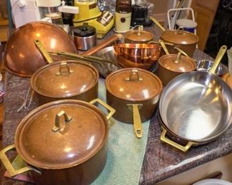 Vintage Paul Revere limited edition copper cookware