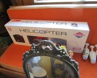 Helicopter in box