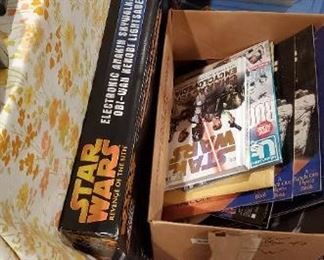 Star wars book, magazines,  posters