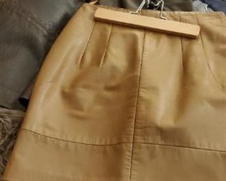 Vintage leather skirts