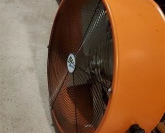 Big orange fan