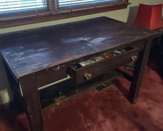 Early 1900's Library Table 