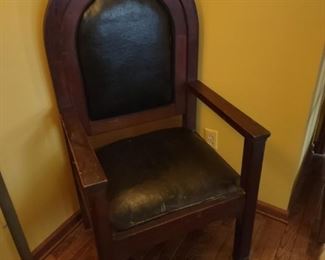 Antique Church Pew Chair's 