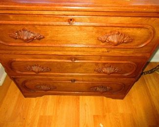 Diminutive Mid 19th C. Victorian Chest of Drawers