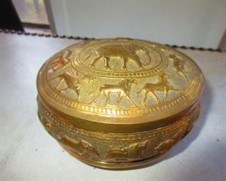 Ethnographic Brass Box