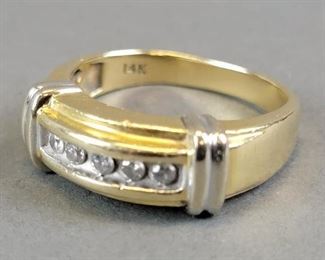 14K Gold and Diamond Ring