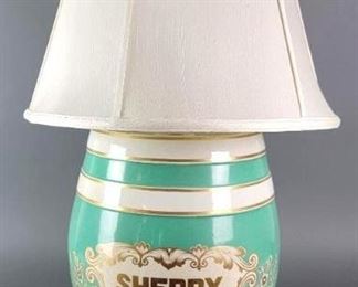 Mid 19th Century English Sherry Barrell Lamp