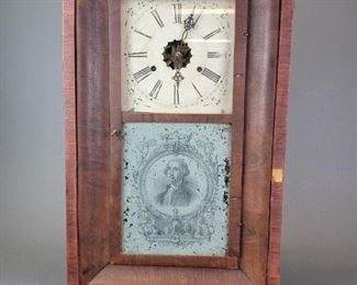 Antique 19th C. George Washington Mantle Clock