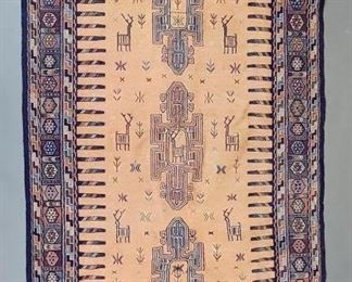 Hand-Woven Flat Weave Rug