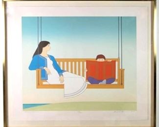 Signed Lithograph "Summer" by Will Barnet
