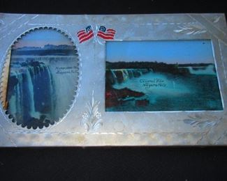 Antique Niagara Falls Souvenir Frame
