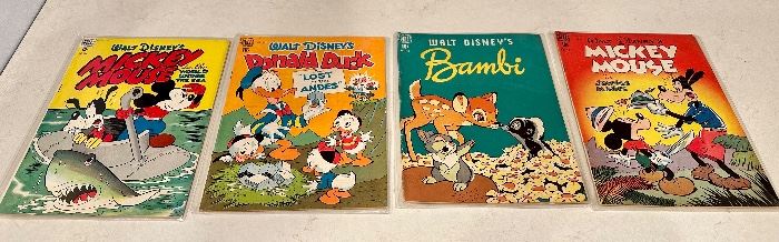 1940's Dell comics all in very good condition.