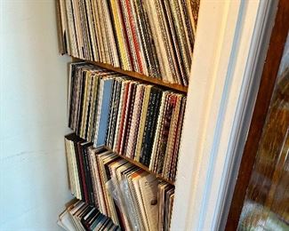 A closet full of records.