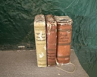 Tiny antique Book Cadillac soaps.