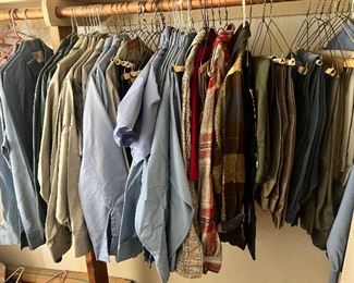 Vintage mens clothing & uniforms