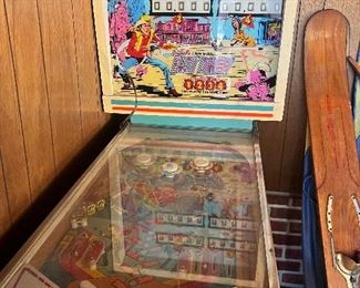 Vintage pinball machine