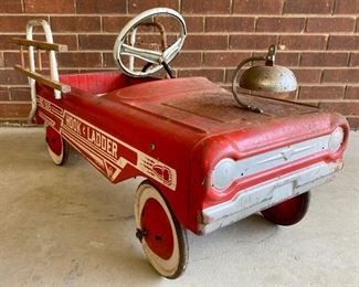 Vintage AMF Hook & Ladder Pedal Car